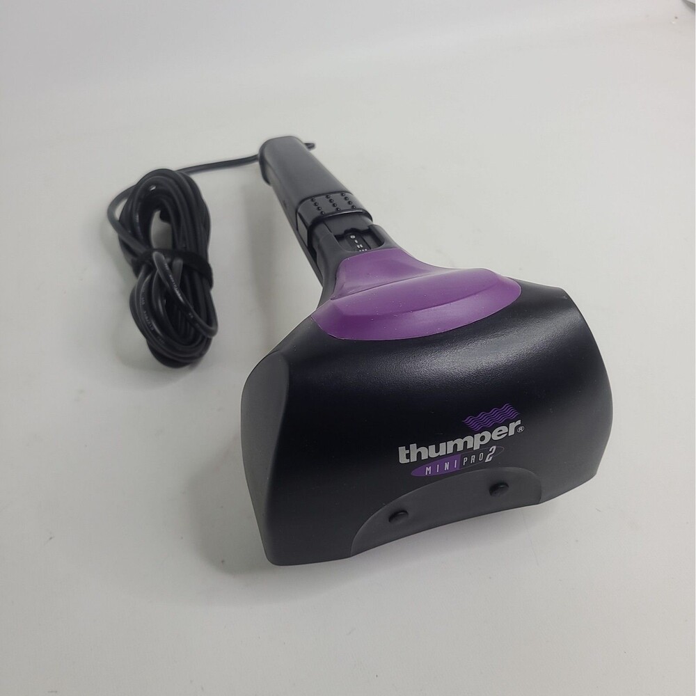Thumper Mini Pro 2 Handheld Percussive Massager Black Purple Model NA01N Tested